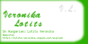 veronika lotits business card